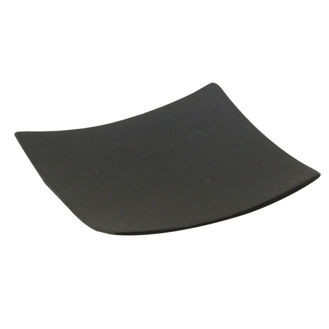 Tablecraft BAMDSBK2 2.5" Square Black Bamboo Dish