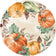 Creative Converting 376152 9" Round Harvest Delight Paper Plates