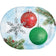 Creative Converting 376073 9.25" x 12" Classical Christmas Oval Paper Platters
