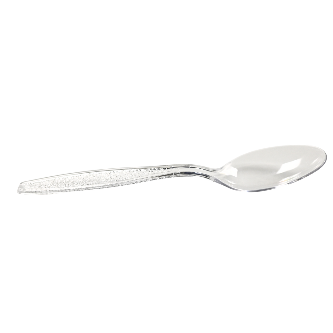 Heavy Weight Clear Teaspoon (Polystyrene)