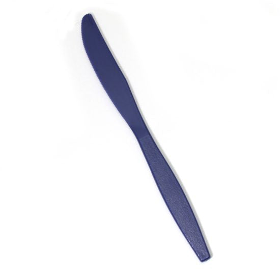 Maryland Plastics P50502DBL Knives Navy Blue 24/Pack