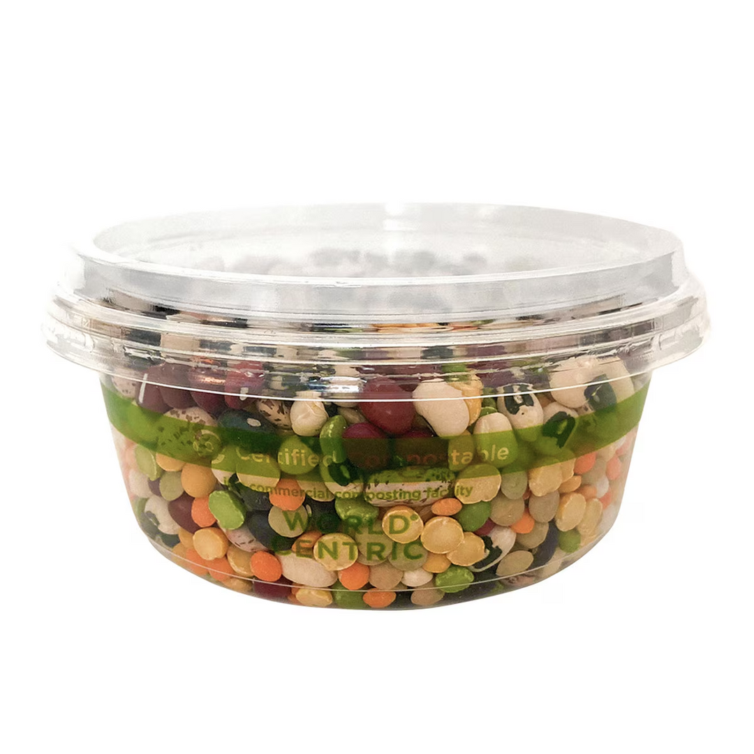 World Centric DC-CS-12 12 oz Round Clear Deli Cup