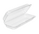 Inline Plastics SLP65 Clear Hinged 60.9 oz Deli Container 12.3" x 5.1" x 2.6"