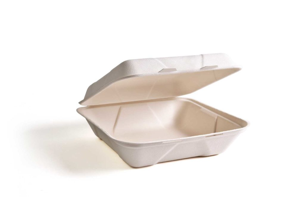 Greenwave TW-BOO-011 9" x 9" x 3" 1 Compartment Carryout Container