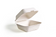 Greenwave TW-BOO-004 6" x 6" x 3" Clamshell Burger Box