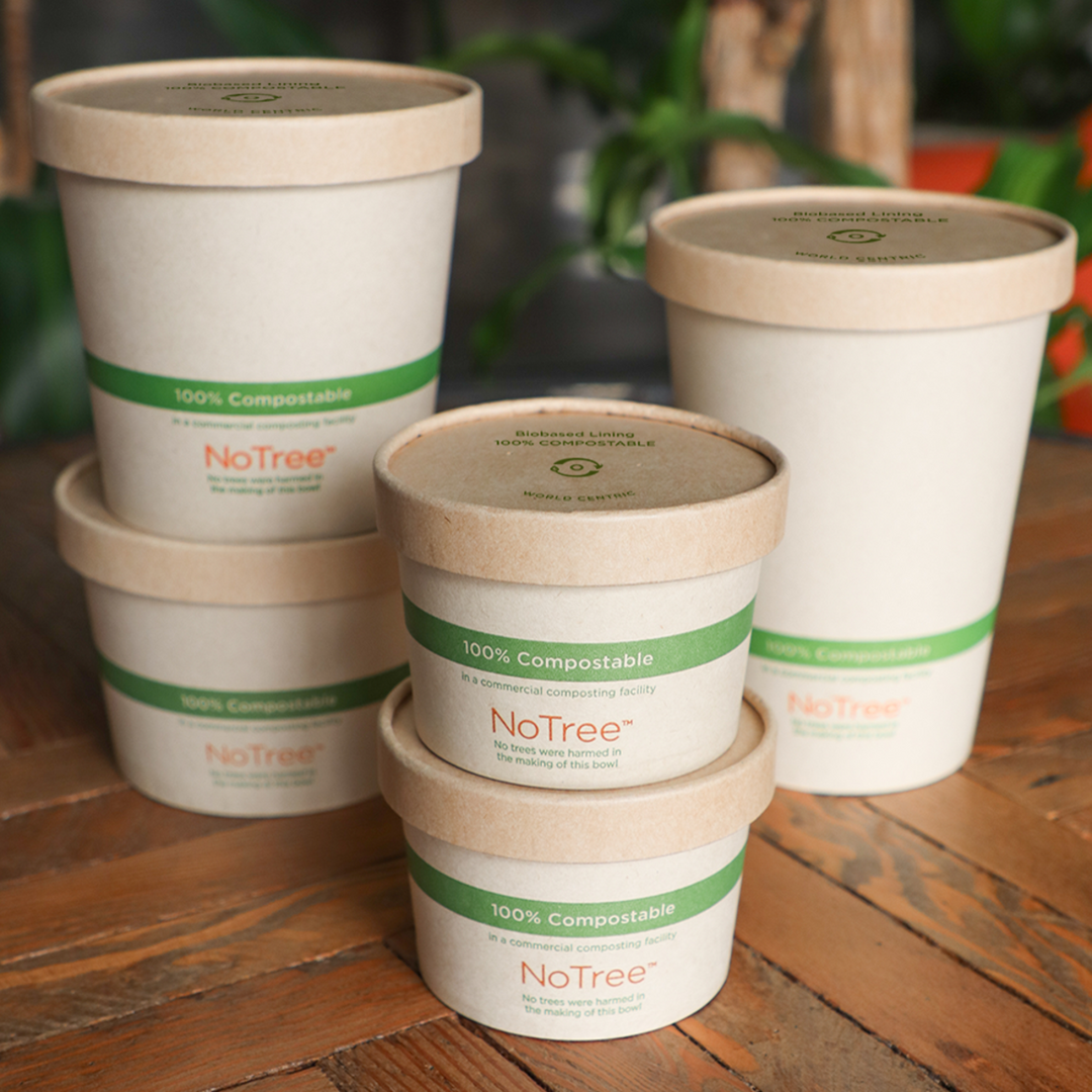 World Centric BOL-PA-12-K NoTree Lid for 12-32 oz Bowl