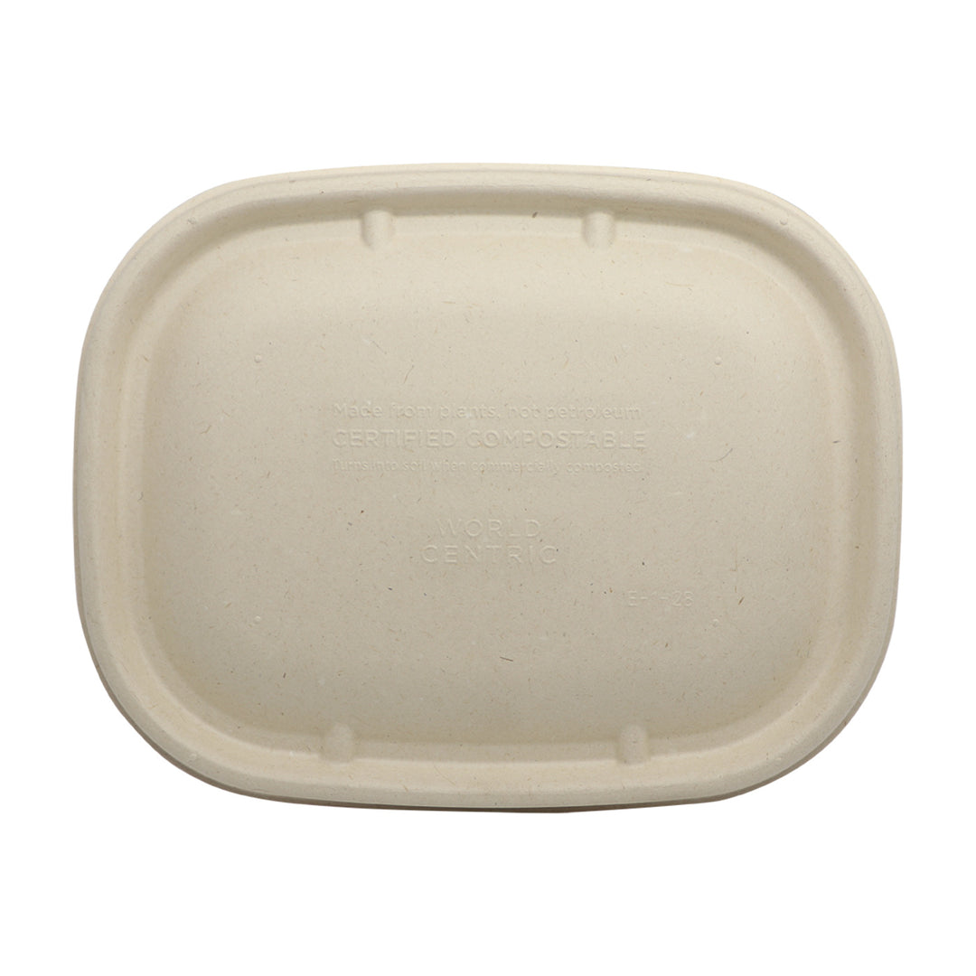 World Centric CTL-SC-U3-LF Lid for 20-48 oz PLA Lined Fiber Box