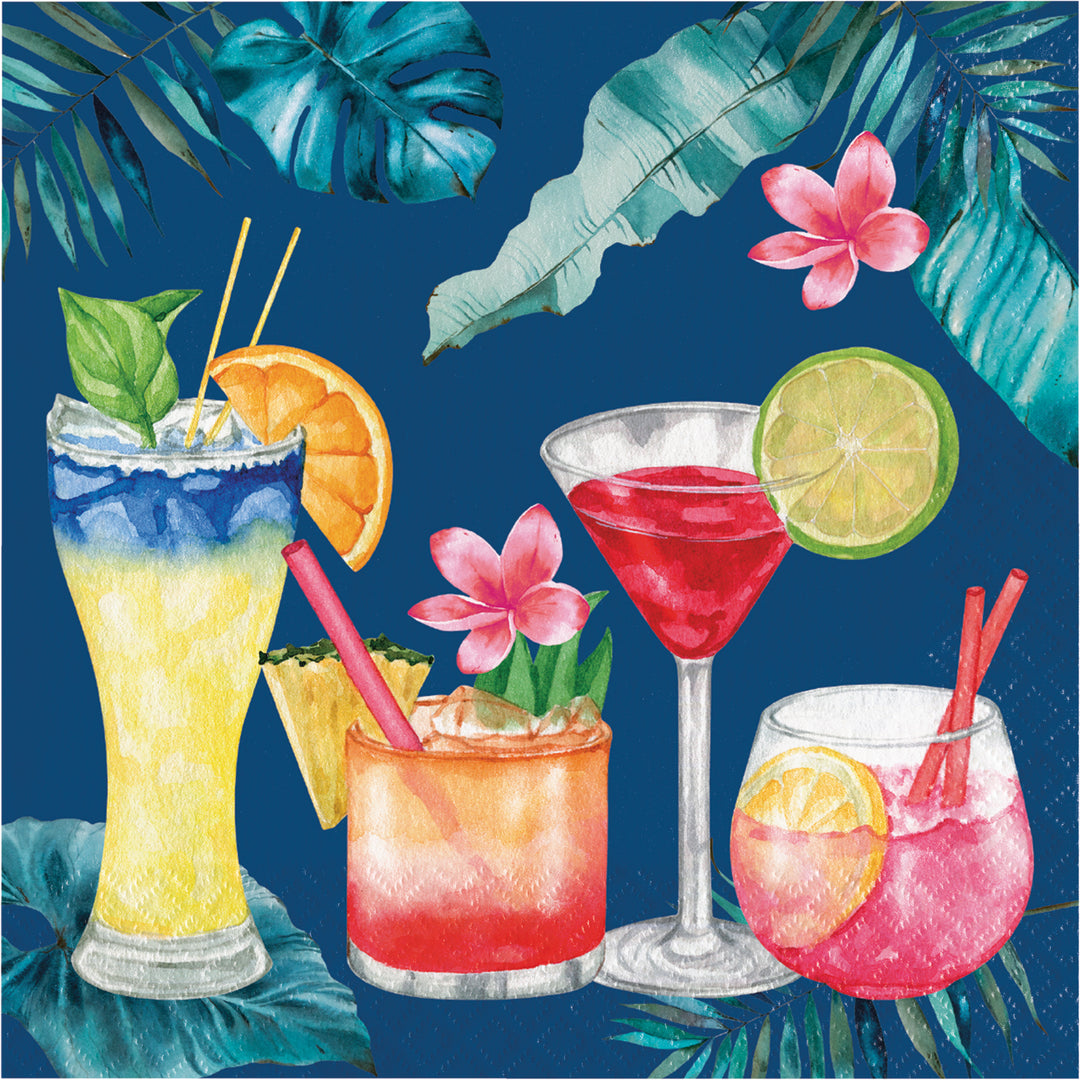 Creative Converting 13" X 13" Summer Breeze Lunch Napkins