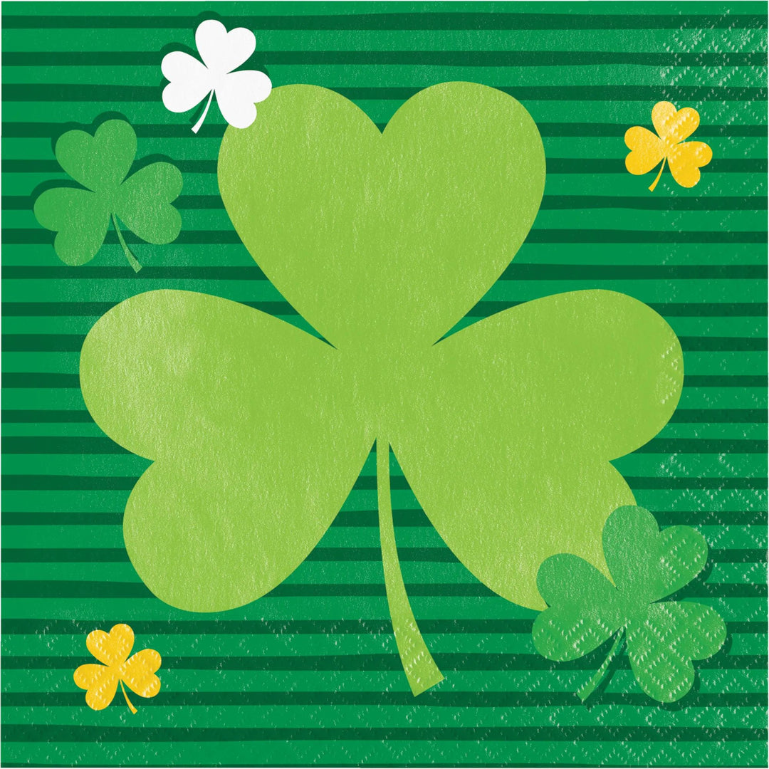 Creative Converting 378272 13" X 13" Irish Wishes Lunch Napkins