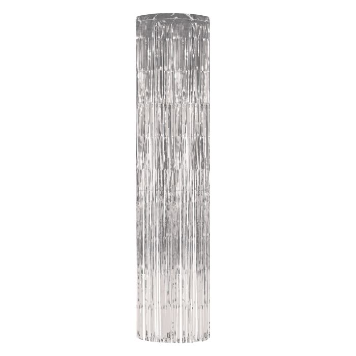 Beistle 50515-S 8' x 1' Silver Metallic Column