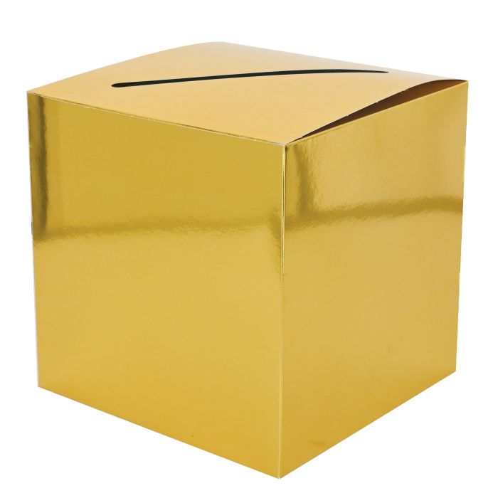 Beistle 54002-GD 9" x 9" Gold Card Box