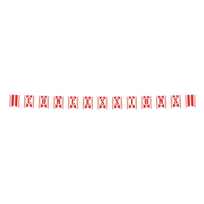 Beistle 54932 Concessions Streamer 6" x 7"
