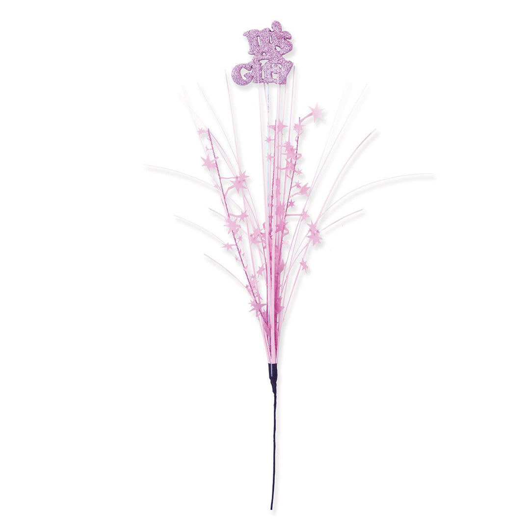 Beistle 52175 23" Glittered Its A Girl Spray
