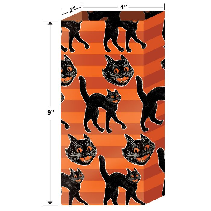 Beistle 00857 Vintage Halloween Cello Bags 4" x 9" x 2" - 25 Count