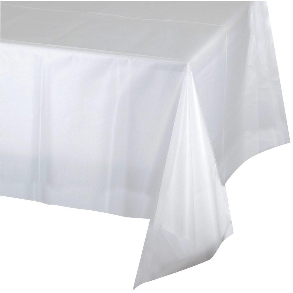 Creative Converting 54" X 108" Clear Plastic Table Covers
