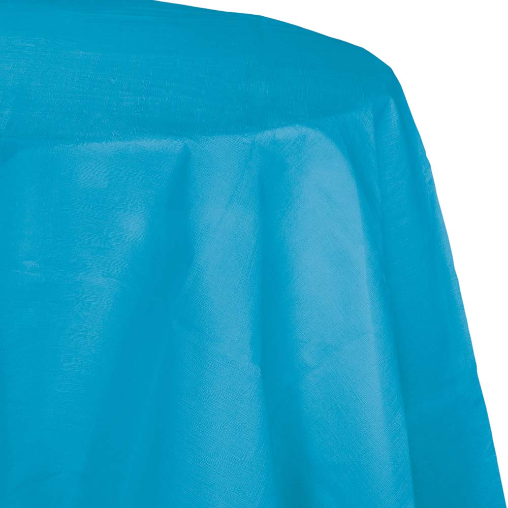 Round Turquoise 82" Paper Table Covers