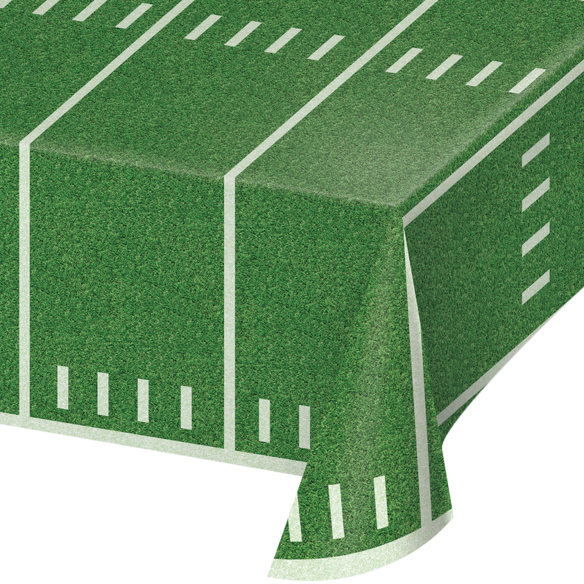 Creative Converting 54"X108" Plastic Football Table Cover