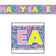 Beistle 5' x 7.5" Metallic Happy Easter Fringe Banner (40880)