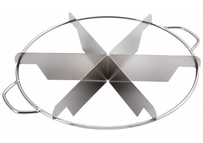 Winco SCU-6 Stainless Steel 6 Cut Pie Cutter 10"