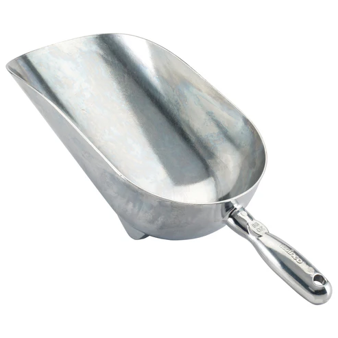 Winco AS-85 85 Oz Aluminum Scoop