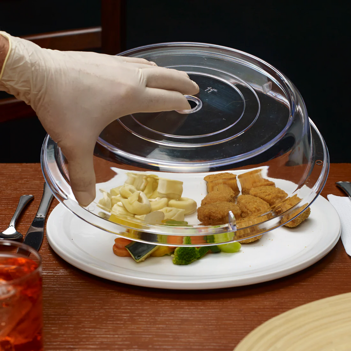 Winco PPCR-10 Clear Polycarbonate Plate Cover 10"