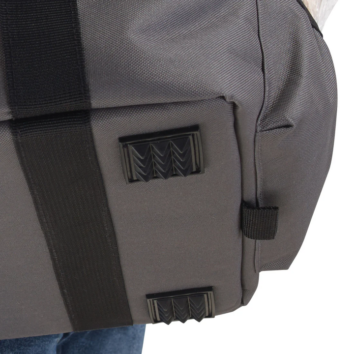 Winco BGCB-2212 WinGo Bag Extra Large Gray Insulated Catering Bag 22" x 22" x 12"