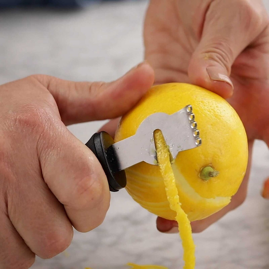Tablecraft 10990 Perfect Grip Lemon Zester / Peeler