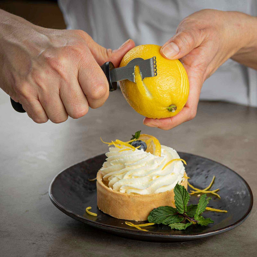 Tablecraft 10990 Perfect Grip Lemon Zester / Peeler