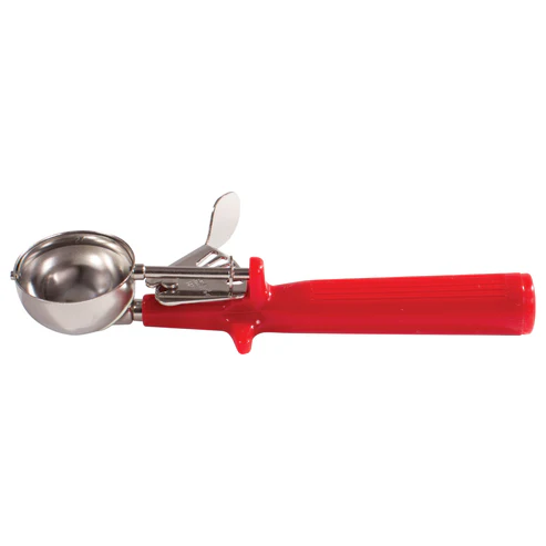 Winco ICOP-24 1-1/3 Oz Disher Red Handle
