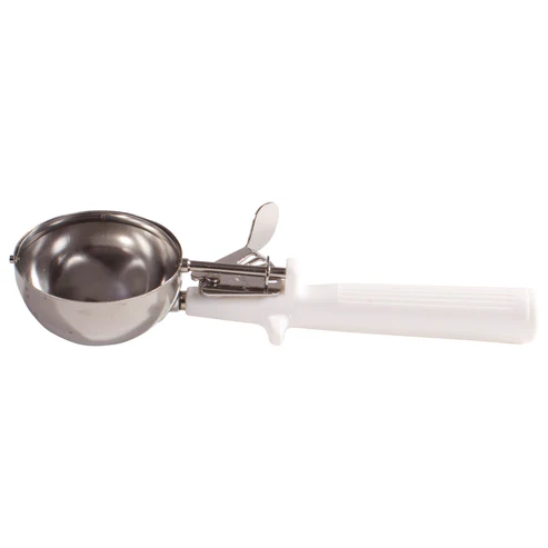 Winco ICOP-6 5-1/3 Oz Disher White Handle