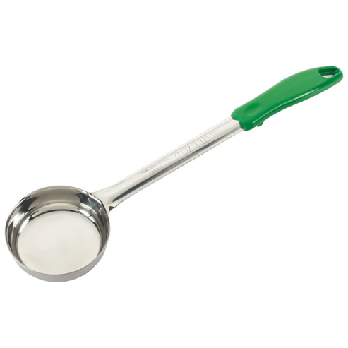 Winco FPS-4 One Piece Stainless Steel Portion Control Solid Spoodle