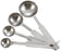 Winco MSPD-X Four Piece Stainless Steel Measuring Spoon Set