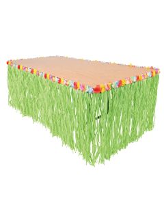 Beistle 50492 Green Artificial Grass Table Skirting 30" H x 9' L