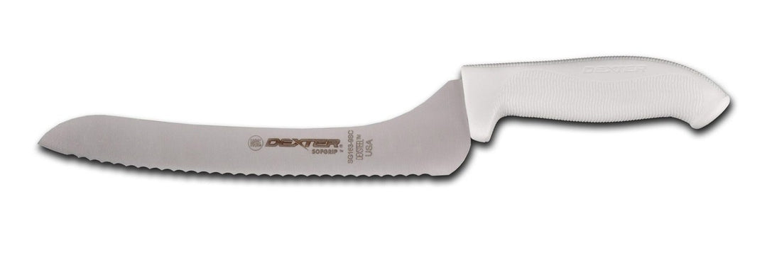 Dexter 25213 9" Scalloped "SofGrip" Offset Knife
