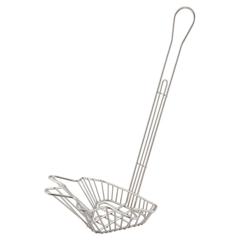 Winco TB-22 Taco Salad Bowl Fry Basket Triangle W/ 18" Handle