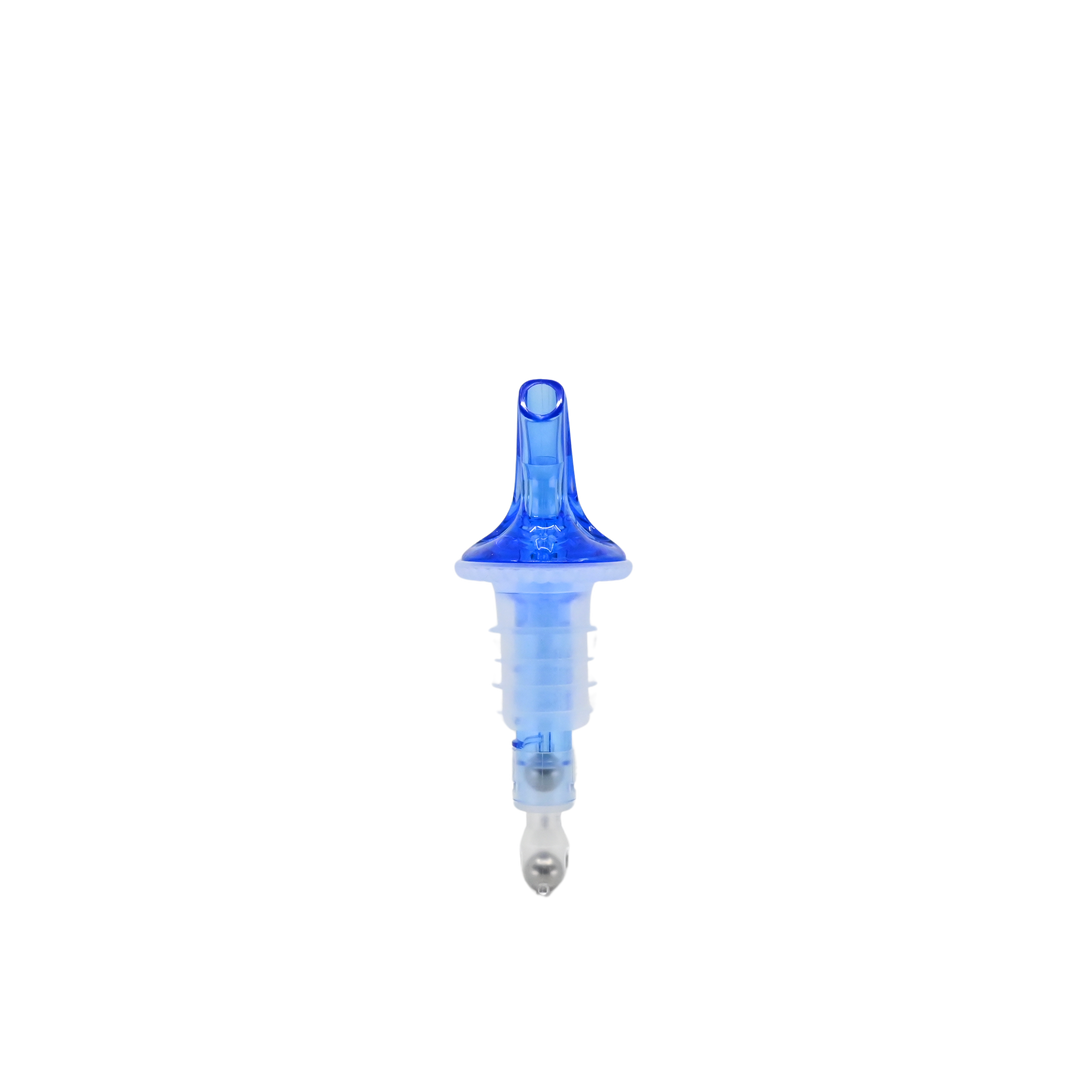 Precision Pours 114BL 1.25 oz Blue Measured Pourer