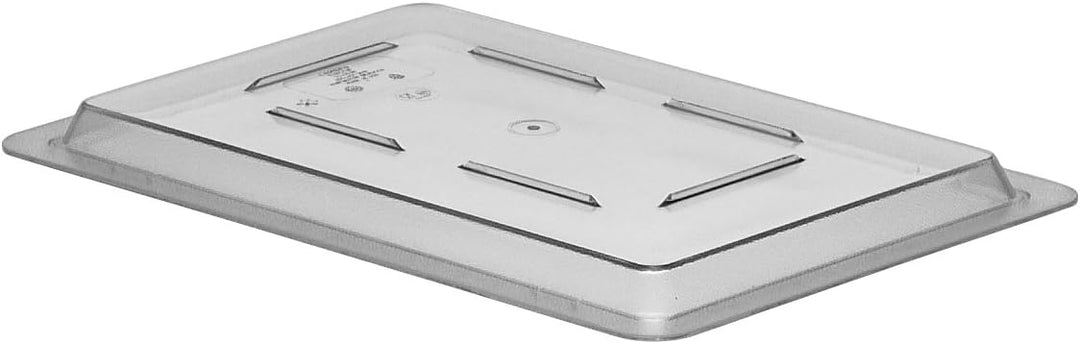 Cambro Camwear 1218CCW135 18" x 12" Clear Food Storage Box Flat Lid