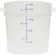 Carlisle StorPlus 1097802 18 qt Round White Food Storage Container