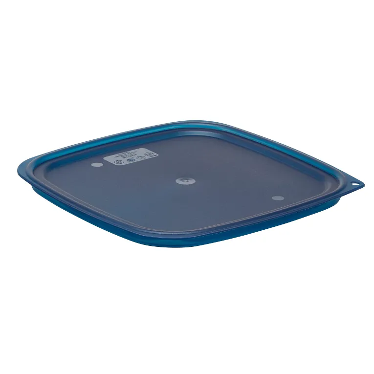 Cambro SFC12FPPP267 FreshPro Camsquares Blue Square Easy Seal Lid for 12, 18 and 22 qt Food Containers