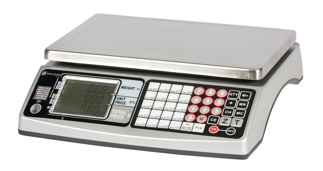 San Jamar 30# Escali Legal for Trade Digital Price Computing Scale