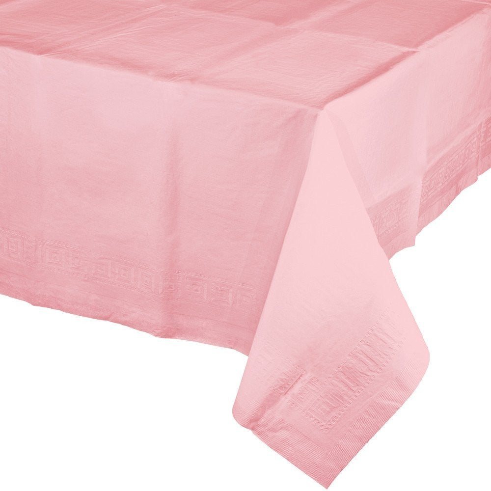 54" X 108" Pink Paper Table Covers