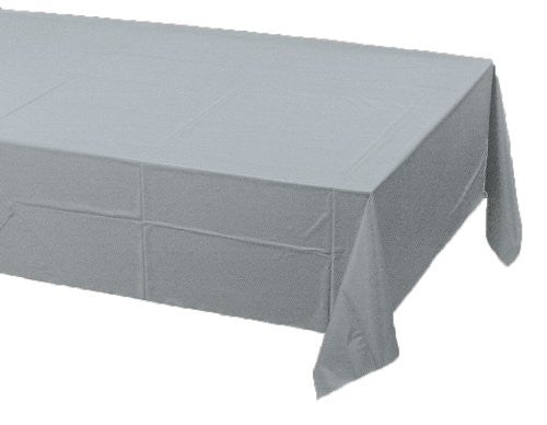 Creative Converting 54" X 108" Silver Paper Table Covers