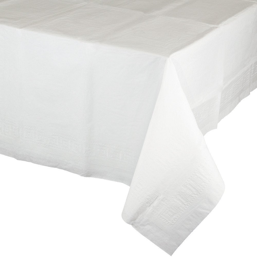 Creative Converting 54" X 108" White Paper Table Covers