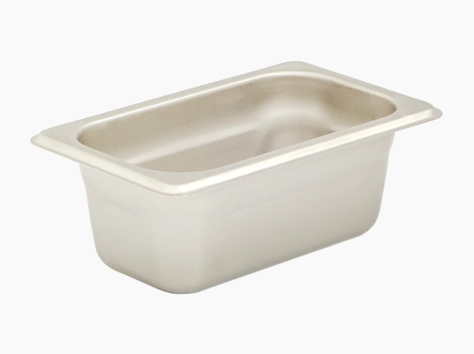 Browne Foodservice 22194 1/9 Size 4" Stainless Steel Steam Table Pan