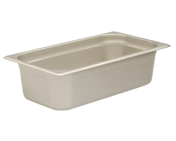 Browne Foodservice 22134 1/3 Size 4" Stainless Steel Steam Table Pan