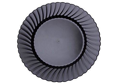 WNA CW6180BK Classicware 6" Black Heavy Duty Plates