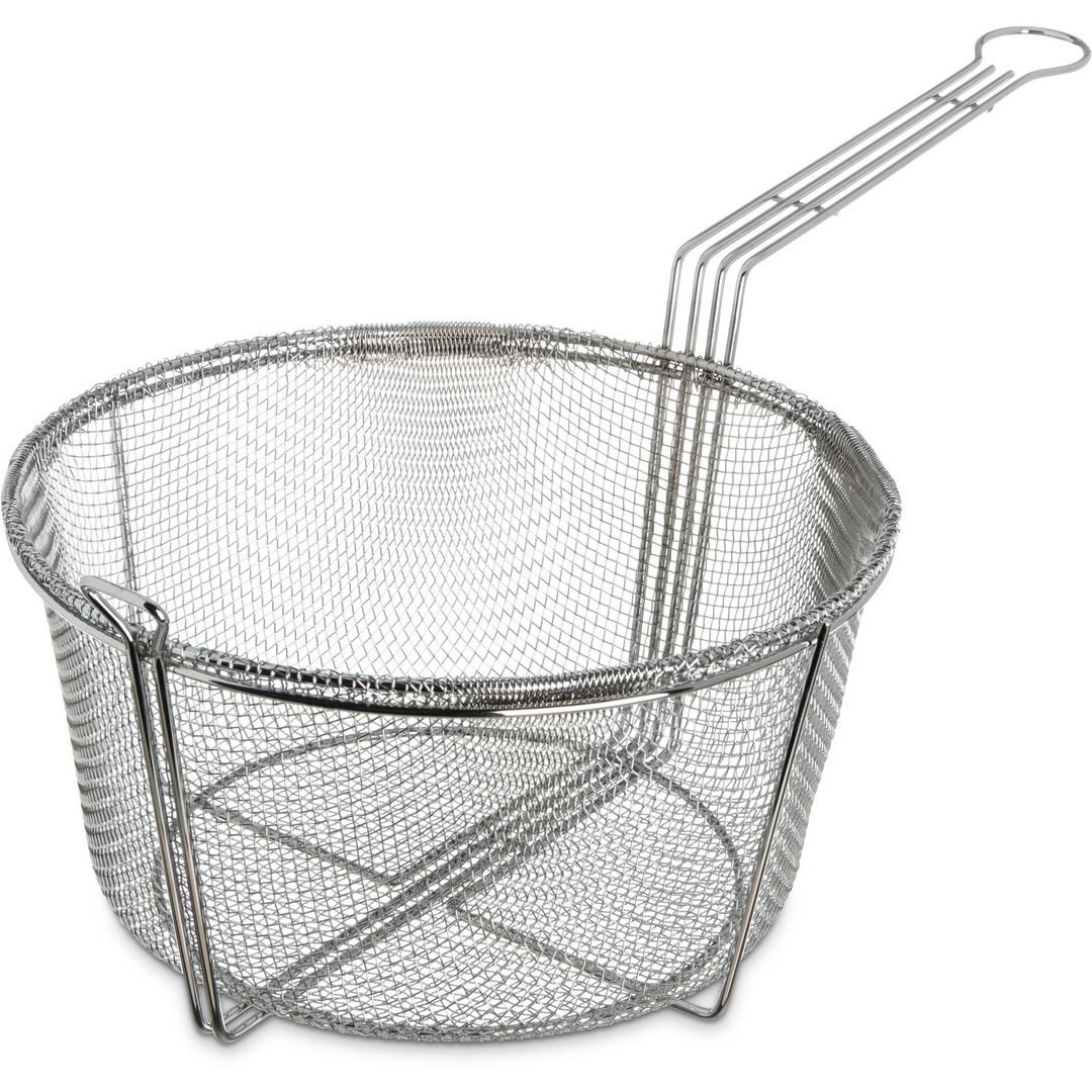 11.5" Fryer Basket Round 6 Mesh (601002)