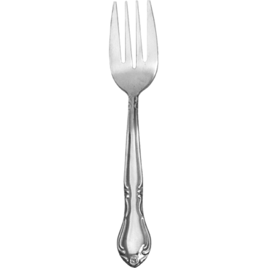 ITI ME-222 Melrose 6.375" 18/0 Stainless Steel Salad Fork Dozen