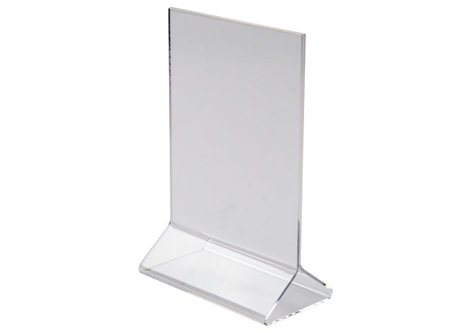 Winco ATCH-46 Table Card Holder - Acrylic 4" X 6"