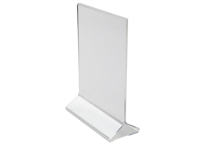 Winco ATCH-57 Table Card Holder - Acrylic 5" X 7"
